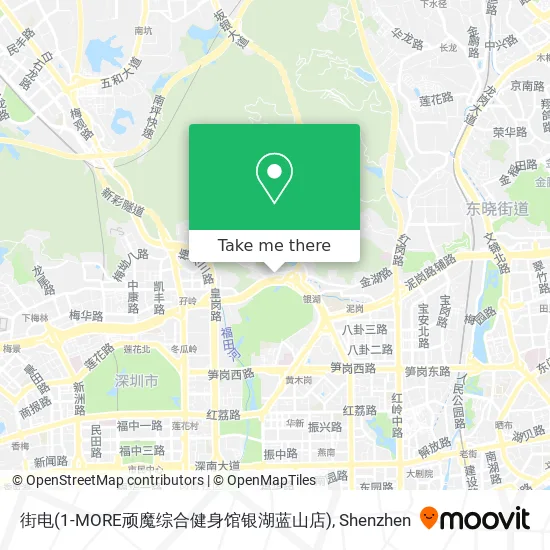 街电(1-MORE顽魔综合健身馆银湖蓝山店) map
