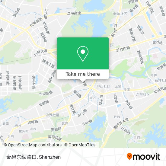 金碧东纵路口 map