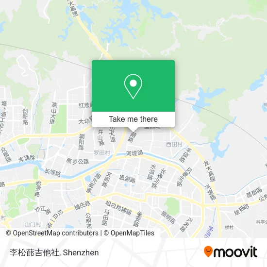李松蓢吉他社 map