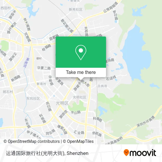 运通国际旅行社(光明大街) map