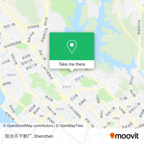 阳光不干胶厂 map