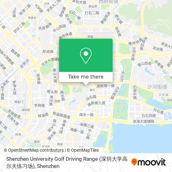 Shenzhen University Golf Driving Range (深圳大学高尔夫练习场) map