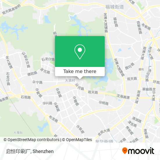 启怛印刷厂 map