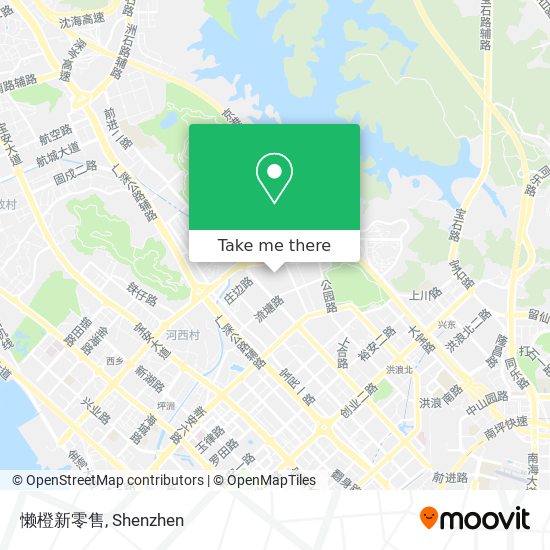 懒橙新零售 map