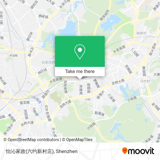 怡沁家政(六约新村店) map