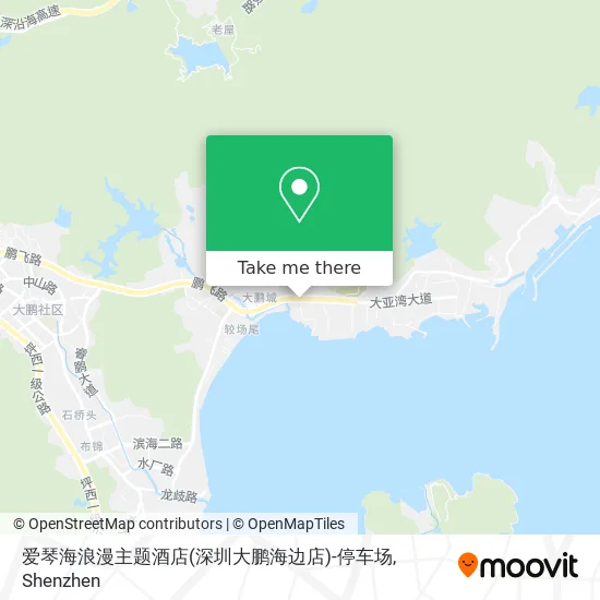 爱琴海浪漫主题酒店(深圳大鹏海边店)-停车场 map