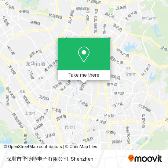 深圳市华博能电子有限公司 map