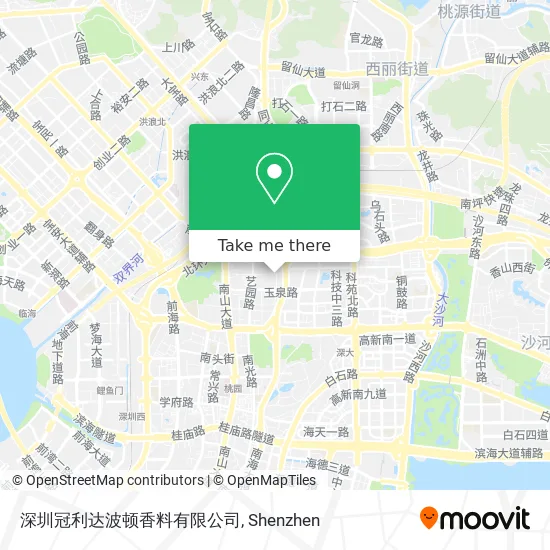 深圳冠利达波顿香料有限公司 map