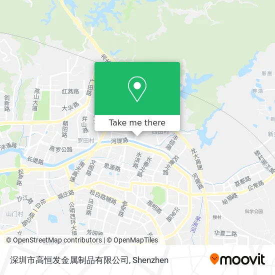 深圳市高恒发金属制品有限公司 map