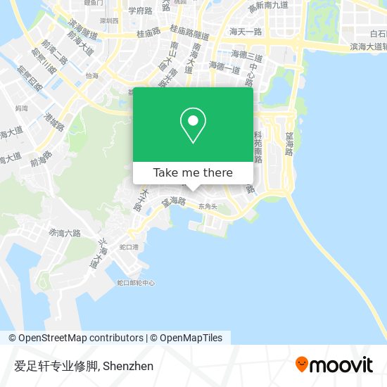 爱足轩专业修脚 map