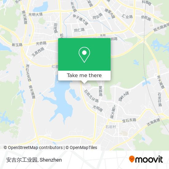 安吉尔工业园 map
