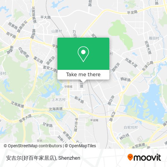 安吉尔(好百年家居店) map