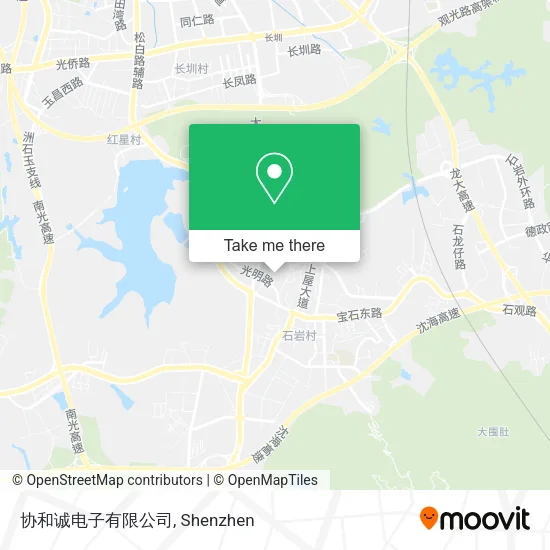协和诚电子有限公司 map