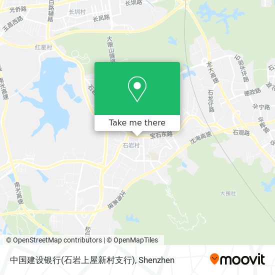 中国建设银行(石岩上屋新村支行) map