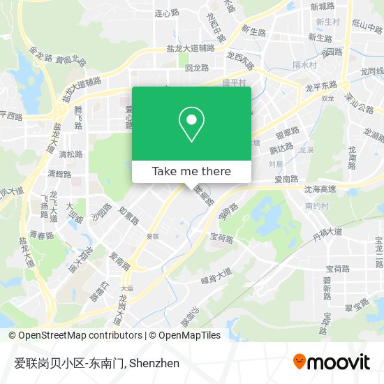 爱联岗贝小区-东南门 map