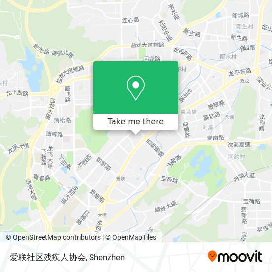 爱联社区残疾人协会 map