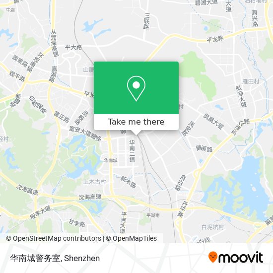 华南城警务室 map