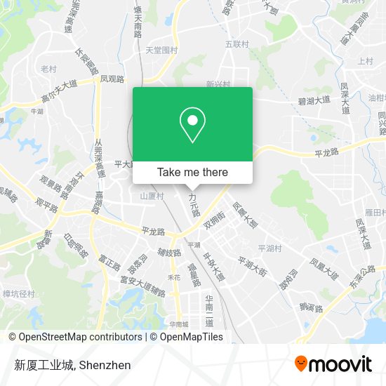 新厦工业城 map
