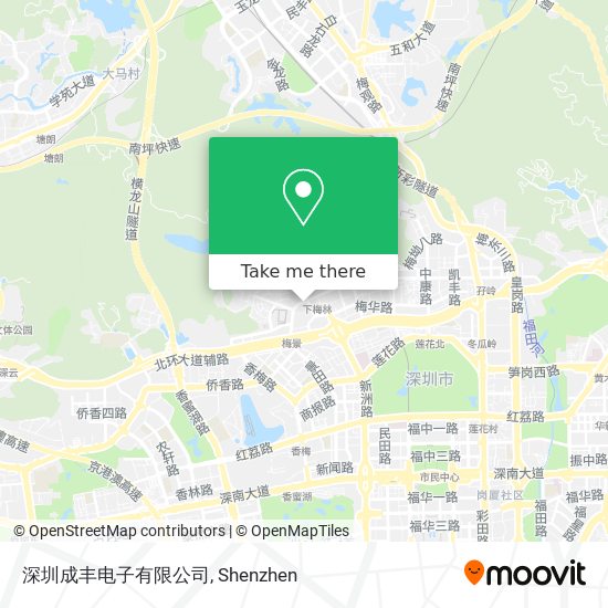 深圳成丰电子有限公司 map
