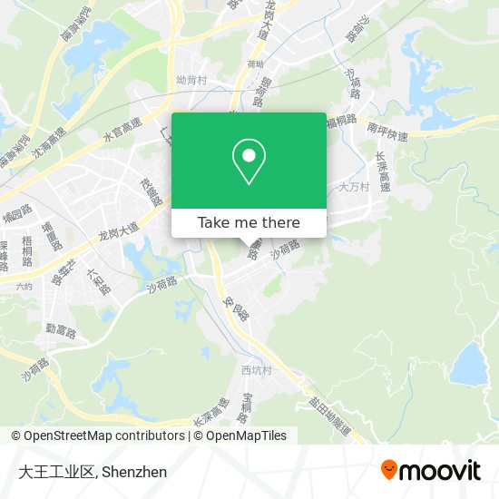 大王工业区 map