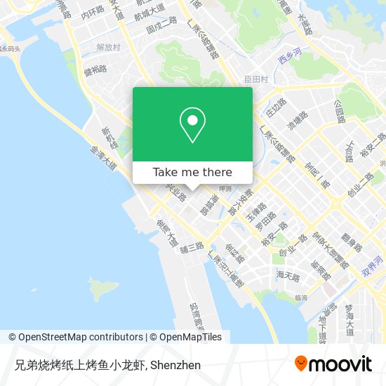 兄弟烧烤纸上烤鱼小龙虾 map