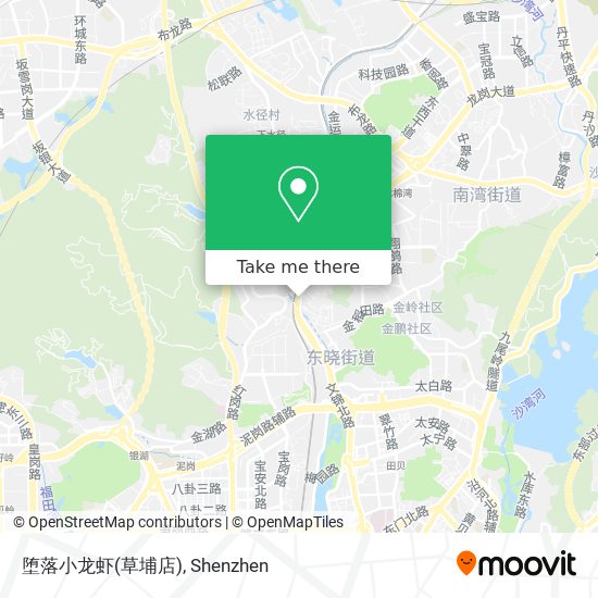 堕落小龙虾(草埔店) map