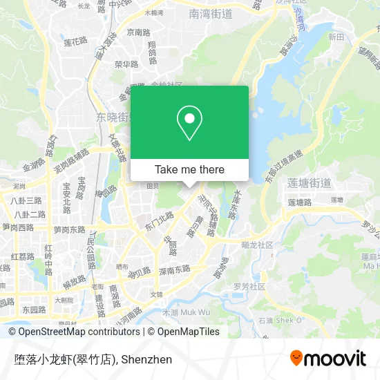 堕落小龙虾(翠竹店) map