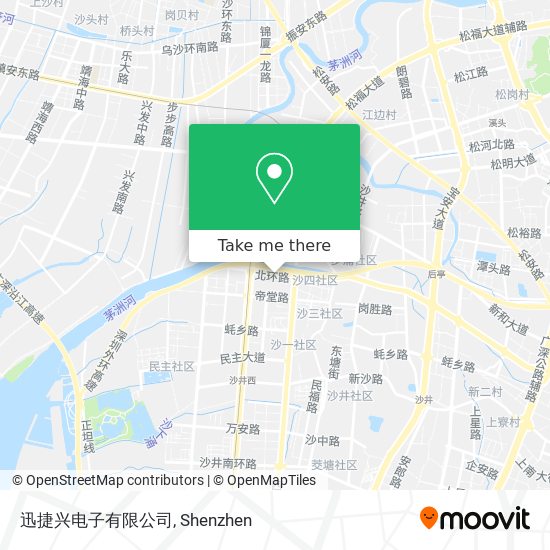 迅捷兴电子有限公司 map