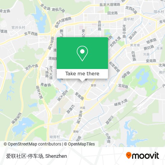爱联社区-停车场 map