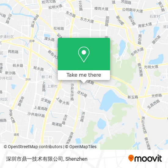 深圳市鼎一技术有限公司 map