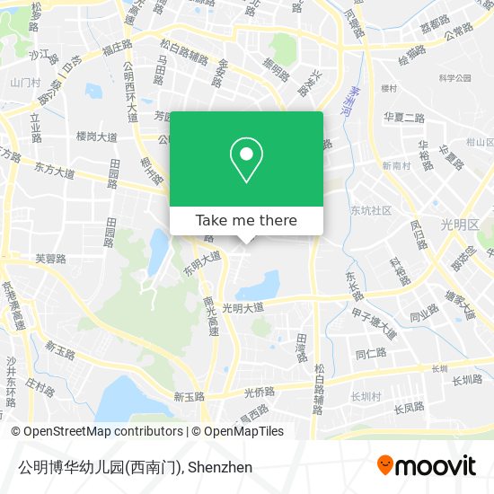 公明博华幼儿园(西南门) map