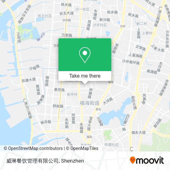 威琳餐饮管理有限公司 map