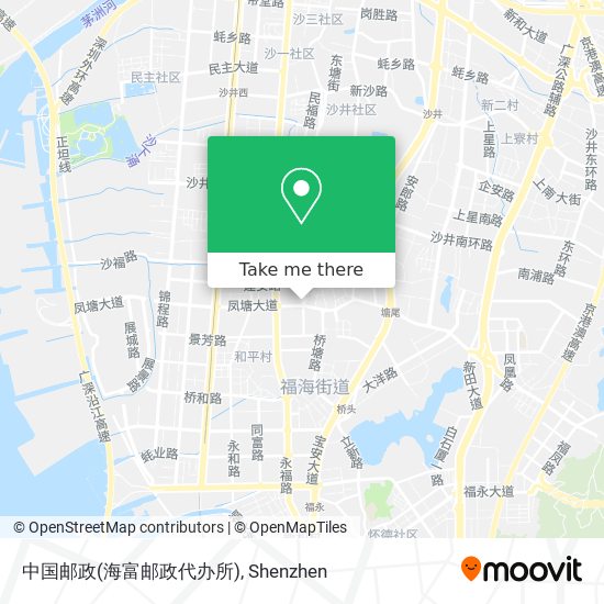 中国邮政(海富邮政代办所) map