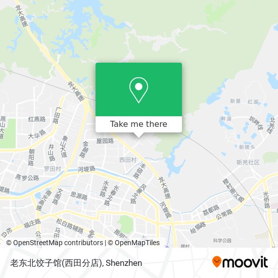 老东北饺子馆(西田分店) map