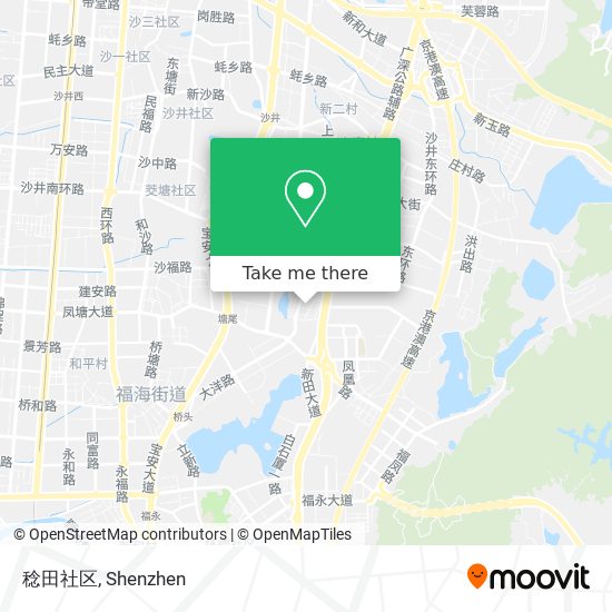 稔田社区 map