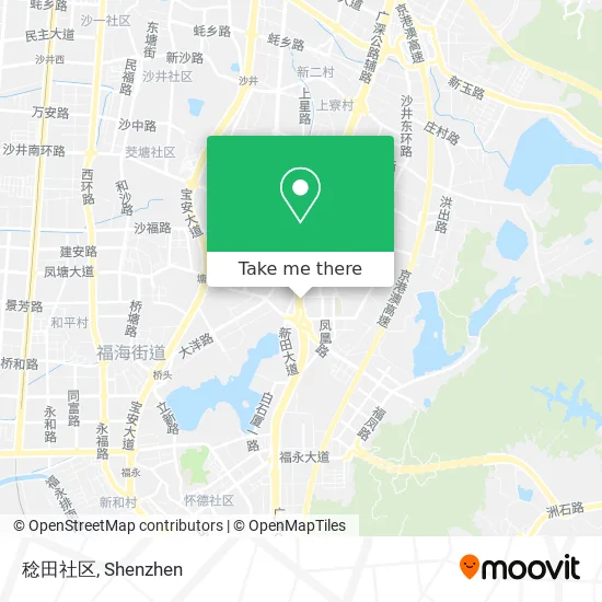 稔田社区 map