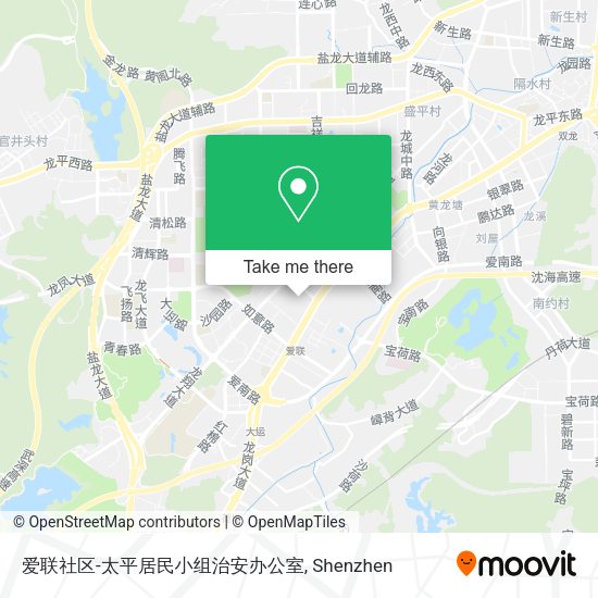 爱联社区-太平居民小组治安办公室 map