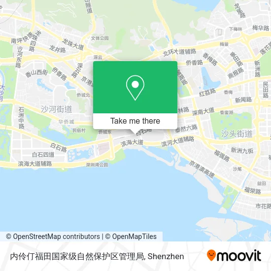 内伶仃福田国家级自然保护区管理局 map