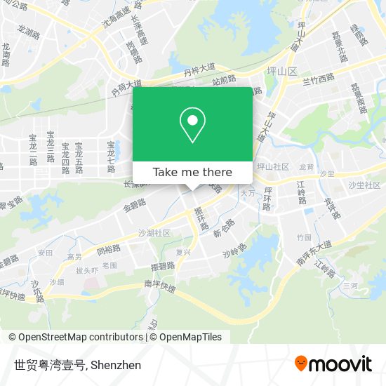 世贸粤湾壹号 map