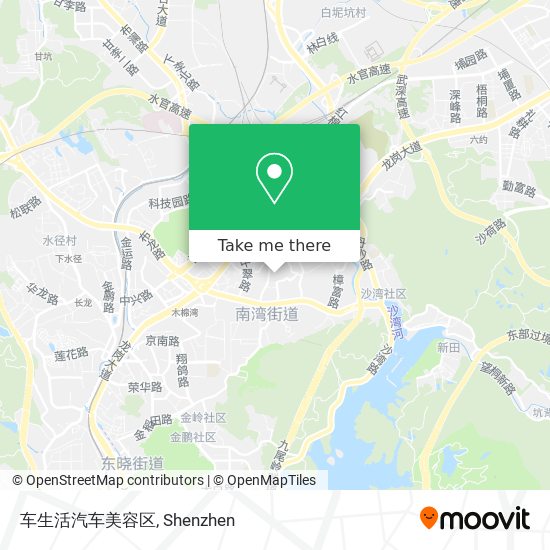 车生活汽车美容区 map
