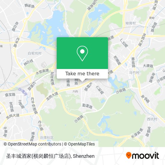 圣丰城酒家(横岗麟恒广场店) map