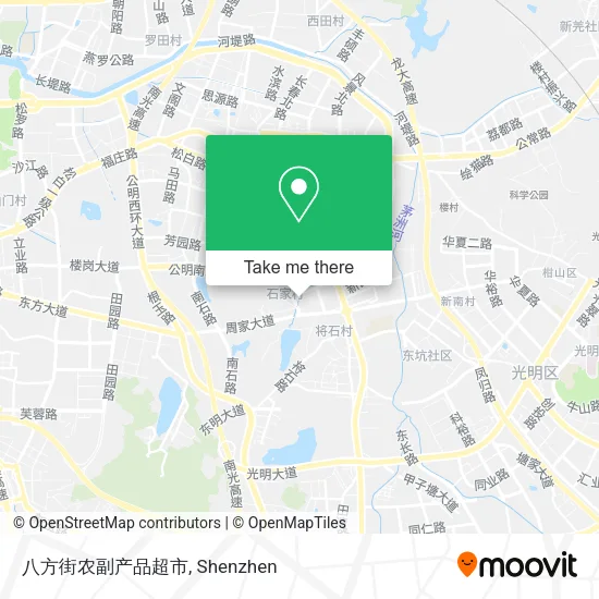 八方街农副产品超市 map