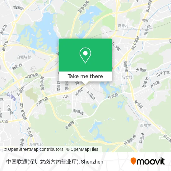 中国联通(深圳龙岗六约营业厅) map