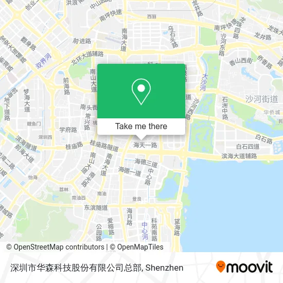 深圳市华森科技股份有限公司总部 map