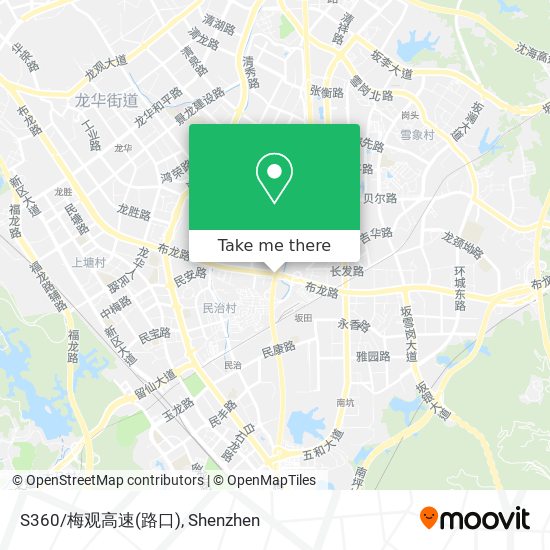 S360/梅观高速(路口) map