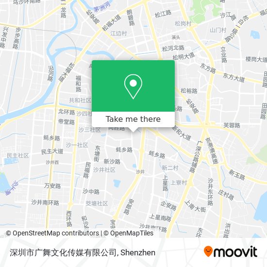 深圳市广舞文化传媒有限公司 map