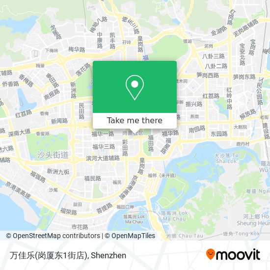 万佳乐(岗厦东1街店) map