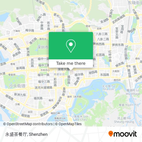 永盛茶餐厅 map