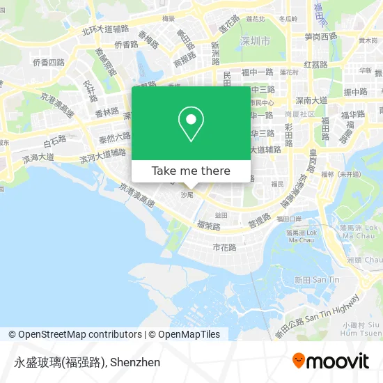 永盛玻璃(福强路) map