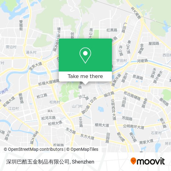 深圳巴酷五金制品有限公司 map